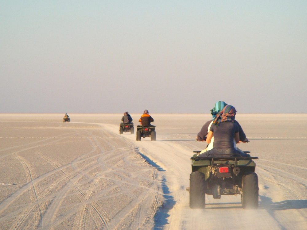 desert, quad, atv, motorcycle, botswana, sand, nature, adventure, trip, outdoors, makgadikgadi, the needle, savory